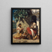 Due donne gitane davanti alla loro baita in Spagna - Peder Severin Krøyer — quadro incorniciato alla parete