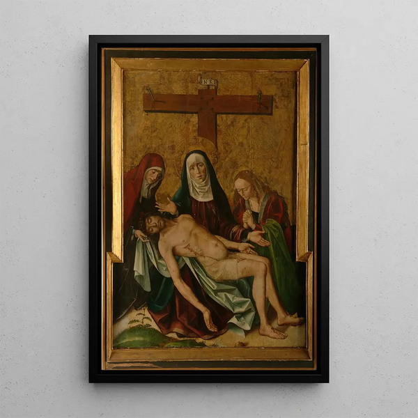 Piéta - Pedro Berruguete — framed artwork on a wall