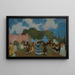 Pericón - Pedro Figari — framed artwork on a wall