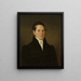 Ritratto di Carl Johann Lorentz - Pehr Berggren — quadro incorniciato alla parete