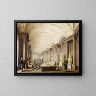 Pehr Hillestrm - The Gallery of the Muses in the Royal Museum at the Royal Palace Stockholm.webp
