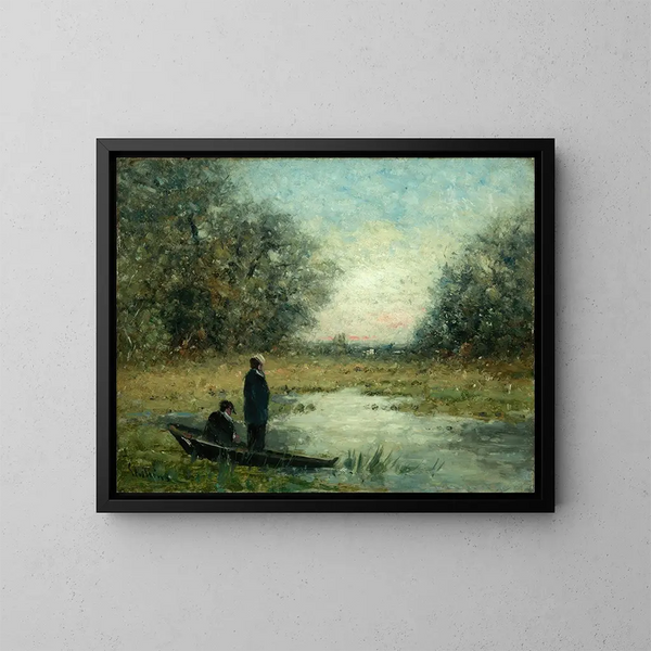Bassin forestier - Per Ekström — gerahmtes Bild an der Wand