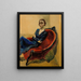 L'attrice - Per Krohg — quadro incorniciato alla parete