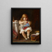 Eine besorgte Mutter - Percival de Luce — gerahmtes Bild an der Wand