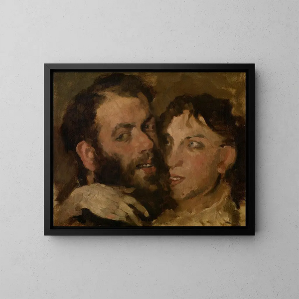 Versöhnung - Pericles Pantazis — gerahmtes Bild an der Wand