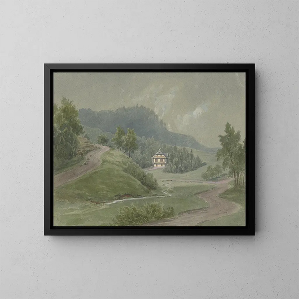 Partie du Odenwald - Peter Burnitz — gerahmtes Bild an der Wand