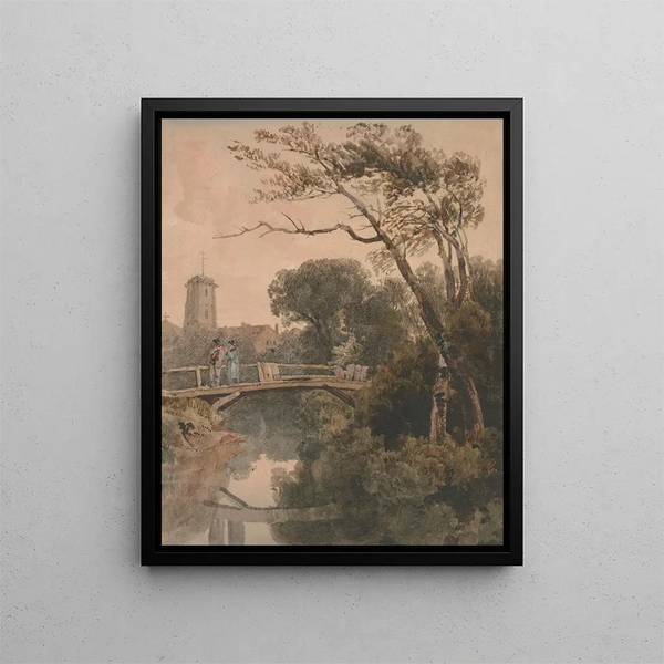 Peter DeWint - The Old Bridge.webp