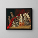 Nature morte con putti - Peter Fendi — quadro incorniciato alla parete