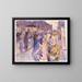 Abend in Fra Enghavevej - Peter Hansen — gerahmtes Bild an der Wand