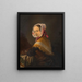 Theresia Elisabeth Kornhusl, Ehefrau des Künstlers - Peter Johann Nepomuk Geiger — gerahmtes Bild an der Wand