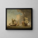 Bateaux en mer - Peter Monamy — quadro incorniciato alla parete