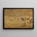 Eine Jagd im Flug - Peter Paul Rubens — gerahmtes Bild an der Wand
