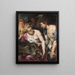 Atalante und Méléagre - Peter Paul Rubens — gerahmtes Bild an der Wand