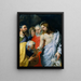 Die Last Christi an Petrus - Peter Paul Rubens — gerahmtes Bild an der Wand