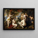 Diane e Callisto - Peter Paul Rubens — quadro incorniciato alla parete