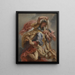 Minerva überwindet die Ignoranz - Peter Paul Rubens — gerahmtes Bild an der Wand