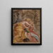 La pace che abbraccia l'abbondanza - Peter Paul Rubens — quadro incorniciato alla parete