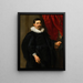 Portrait eines Mannes, vielleicht Peter van Hecke - Peter Paul Rubens — gerahmtes Bild an der Wand