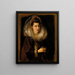 Ritratto di una giovane donna - Peter Paul Rubens — quadro incorniciato alla parete
