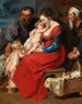 Die Heilige Familie mit den Heiligen Elisabeth und Johannes dem Täufer - Peter Paul Rubens — Ansicht des Kunstwerks