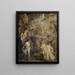 Il matrimonio mistico di Santa Caterina, bozzetto a colori per l'altare della chiesa dei Padri Agostiniani ad Anversa - Peter Paul Rubens — quadro incorniciato alla parete