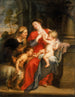 La Vierge à l'Enfant avec sainte Élisabeth et saint Jean-Baptiste - Peter Paul Rubens — vista dell’opera