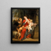 La Vierge à l'Enfant avec sainte Élisabeth et saint Jean-Baptiste - Peter Paul Rubens — quadro incorniciato alla parete