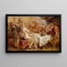 Die Hochzeiten von Peleus und Thetis - Peter Paul Rubens — gerahmtes Bild an der Wand