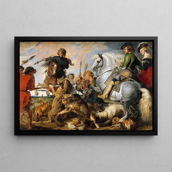 Peter Paul Rubens - Wolf and Fox Hunt.webp