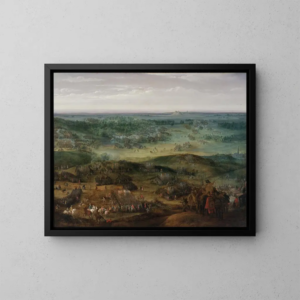 Die Schlacht von Nördlingen - Peter Snayers — gerahmtes Bild an der Wand