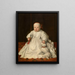 Portrait of a Child - Peter van Lint — framed artwork on a wall