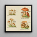 Petit atlas des champignons Pl7 - Delachaux Niestle — framed artwork on a wall