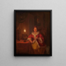 Im Boudoir - Petrus Kiers — gerahmtes Bild an der Wand