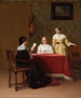 Die Lektion - Petrus Renier Hubertus Knarren — Ansicht des Kunstwerks
