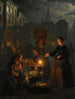 Ein Markt für Gemüse im Mondschein - Petrus van Schendel — Ansicht des Kunstwerks