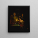 Vor dem Ball - Petrus van Schendel — gerahmtes Bild an der Wand