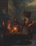 Markt bei Mondschein - Petrus van Schendel — Ansicht des Kunstwerks