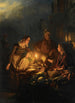 Markt bei Mondschein in Den Haag - Petrus van Schendel — Ansicht des Kunstwerks