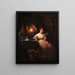 Die Liebesbrief - Petrus van Schendel — gerahmtes Bild an der Wand