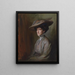 Mme Herbert Asquith, successivamente contessa d'Oxford e d'Asquith - Philip Alexius de László — quadro incorniciato alla parete