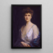 Mme John W Davis née Ellen G Bassel - Philip Alexius de László — gerahmtes Bild an der Wand