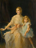 Ritratto di Mme Claude Leigh e di Mlle Virginia Leigh - Philip Alexius de László — vista dell’opera