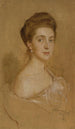 Portrait of a lady with a pearl - Philip Alexius de László — artwork view
