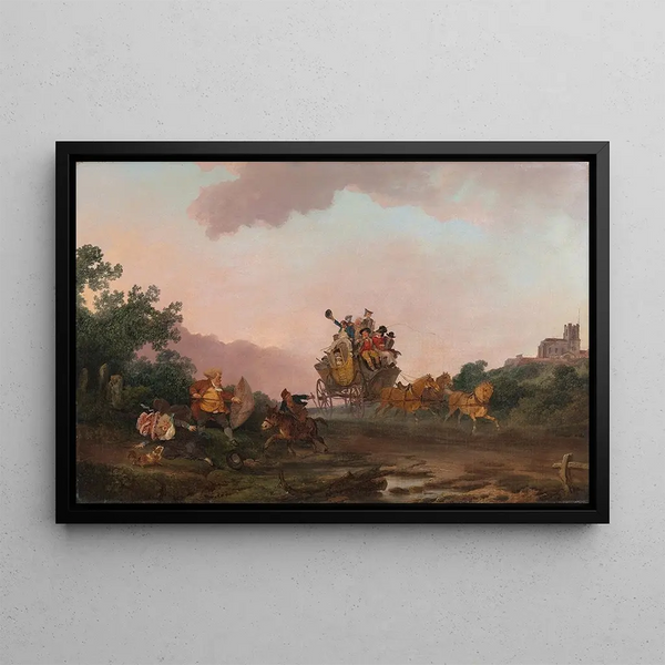 Philip James de Loutherbourg - Revellers on a Coach.webp