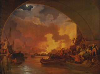 Philip James de Loutherbourg - The Great Fire of London.webp