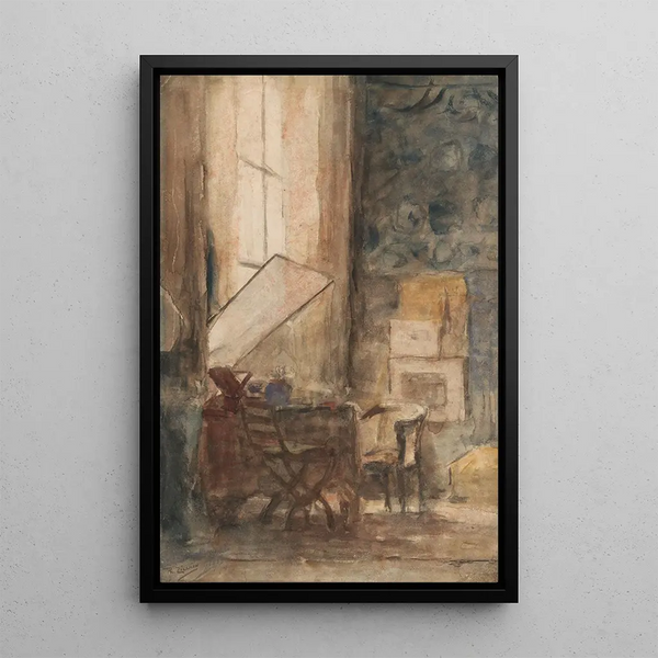 Coin in Philip Zilcken's workshop - Philip Zilcken — framed artwork on a wall