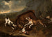 Cervo assalito dai cani - Philipp Ferdinand de Hamilton — vista dell’opera