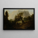 Landschaft in den Bergen in der Schweiz - Philipp Hieronymus Brinckmann — gerahmtes Bild an der Wand