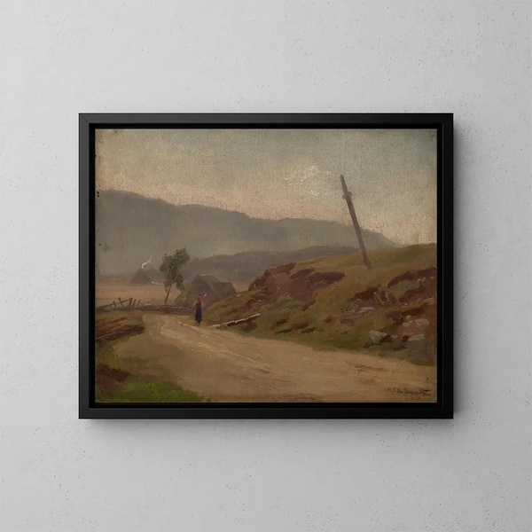 Straßen im Bernau-Tal - Philipp Röth — gerahmtes Bild an der Wand