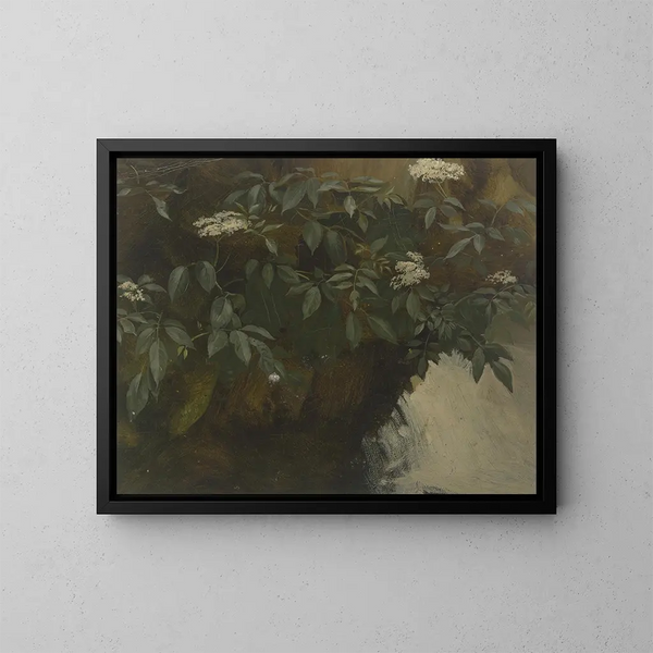 Schlehdorn in Blüte - Philipp Rumpf — gerahmtes Bild an der Wand